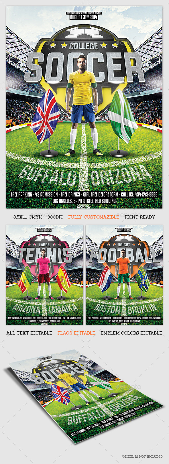 Sport Game Flyer Template (Sports)