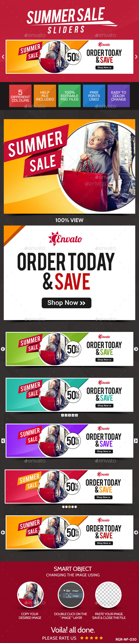 GraphicRiver Summer Sale Sliders 8793929 GraphicRiver Summer Sale Sliders 8793929