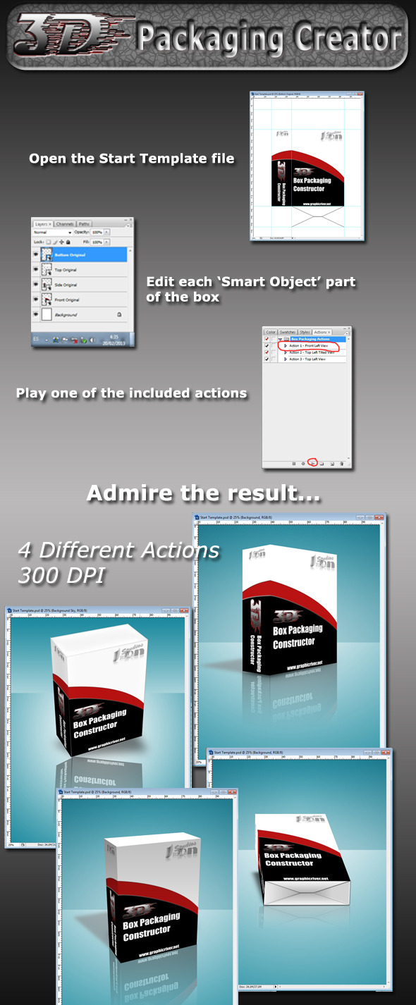 3D Box Packaging Constructor 3D Box Packaging Constructor