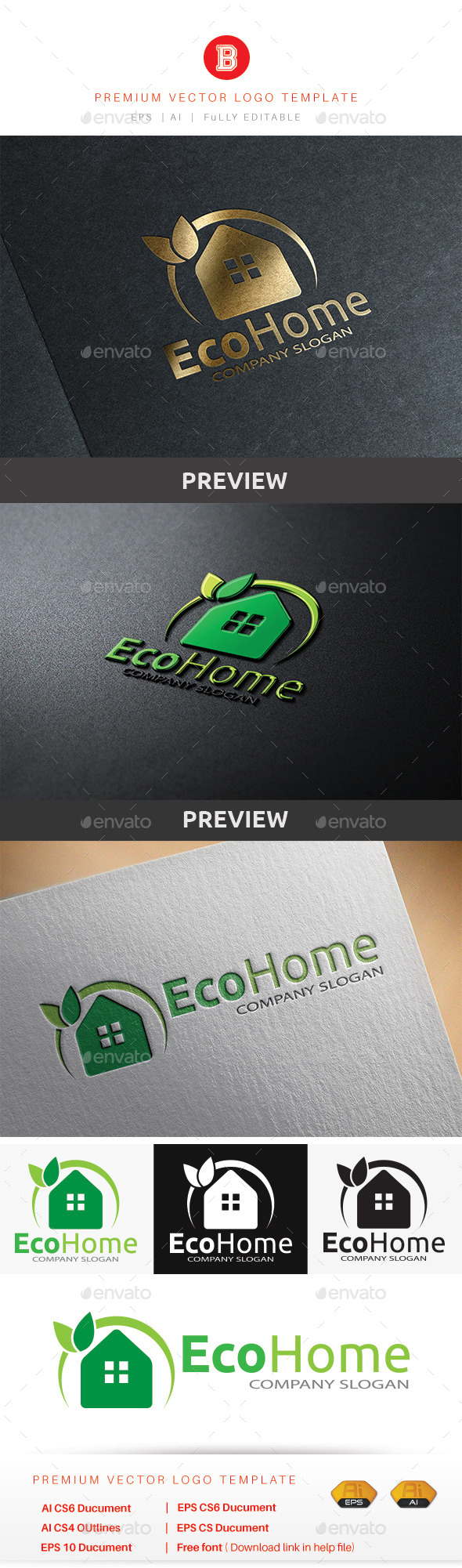 GraphicRiver Eco Home 8794928 GraphicRiver Eco Home 8794928