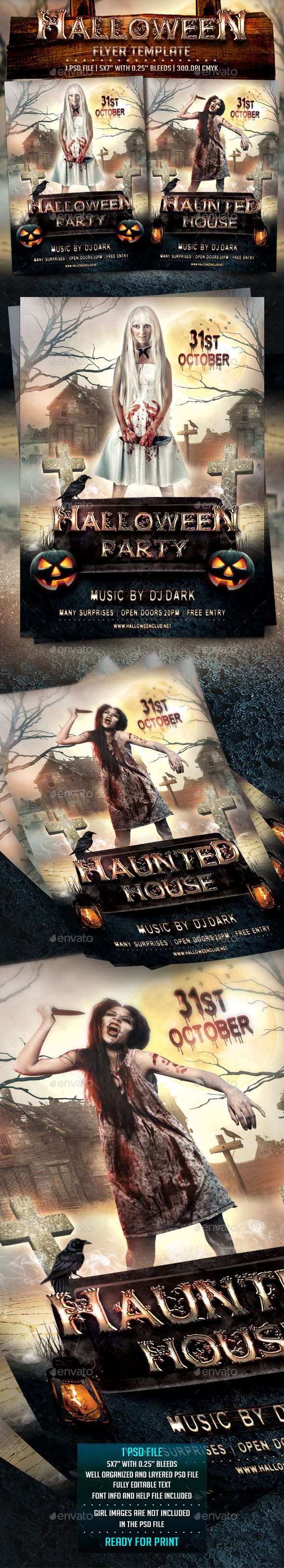 Halloween Party Flyer Template