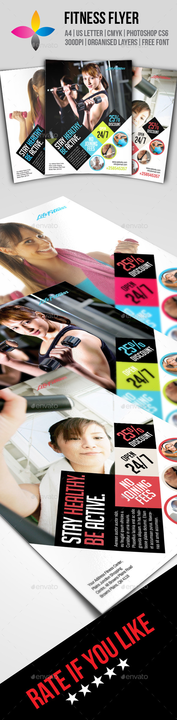 GraphicRiver Fitness Flyer 8790123 GraphicRiver Fitness Flyer 8790123
