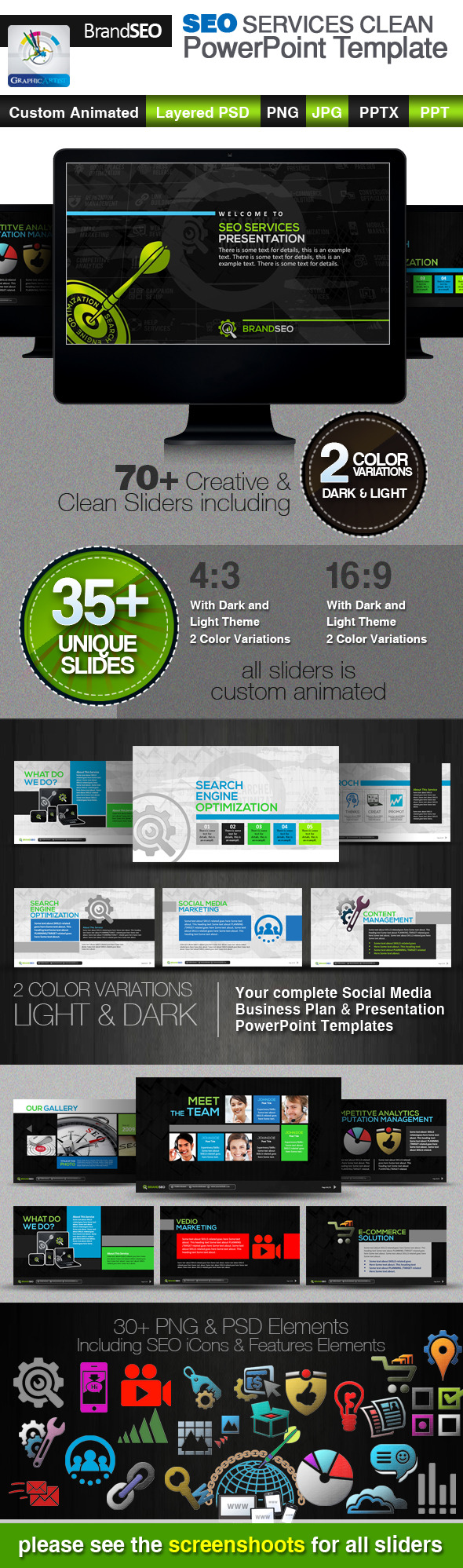 BrandSEO SEO Services PowerPoint Templates BrandSEO SEO Services PowerPoint Templates