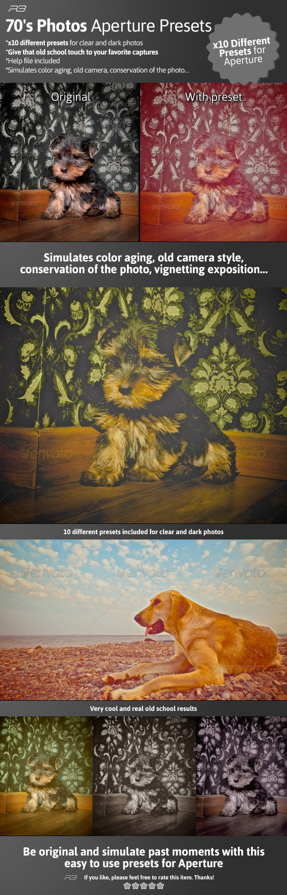 70 s Photos Aperture Presets 70 s Photos Aperture Presets