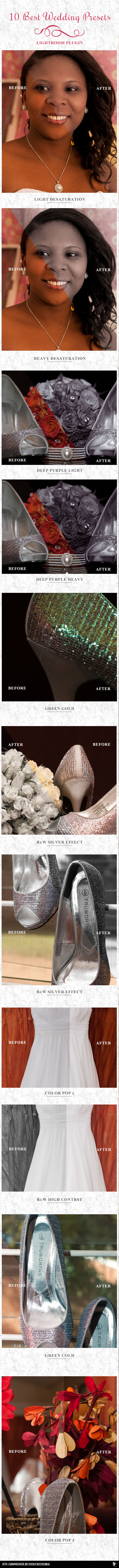 10 Best Wedding Presets - Lightroom Presets Add-ons
