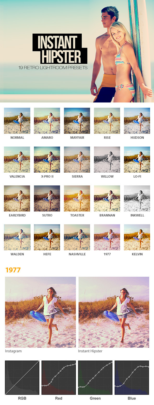 Instant Hipster 19 Retro Effects Instant Hipster 19 Retro Effects