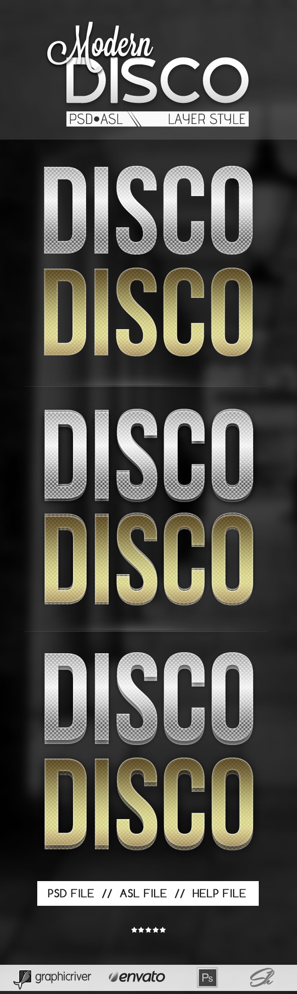 Disco Text style