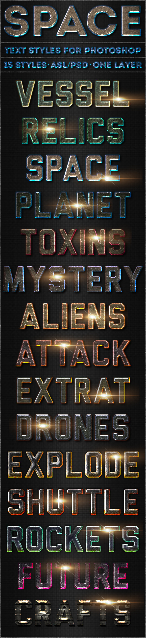 Space Text Styles Space Text Styles