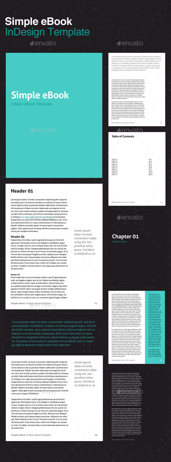 Simple eBook Template - Miscellaneous Print Templates