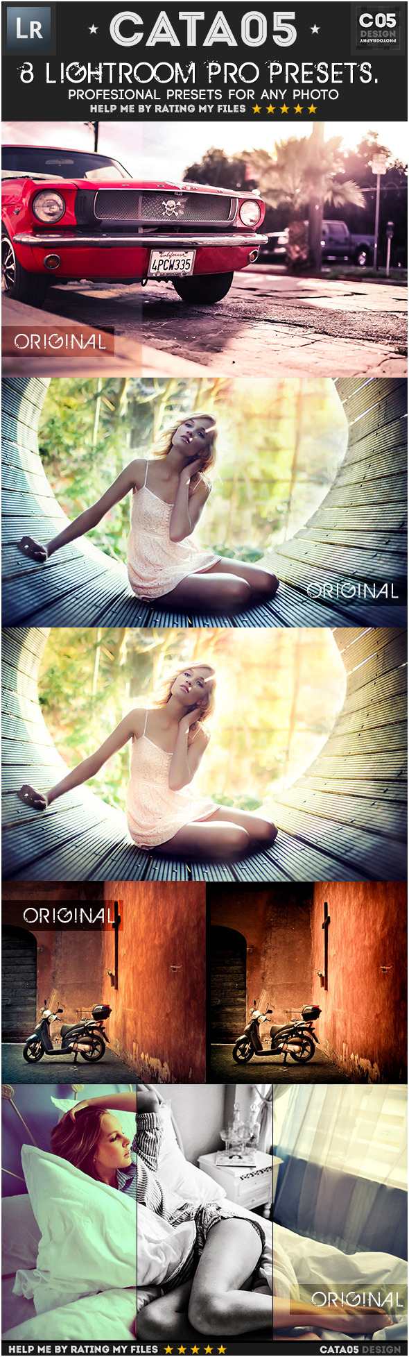 8 Premium Pro Presets - Lightroom Presets Add-ons