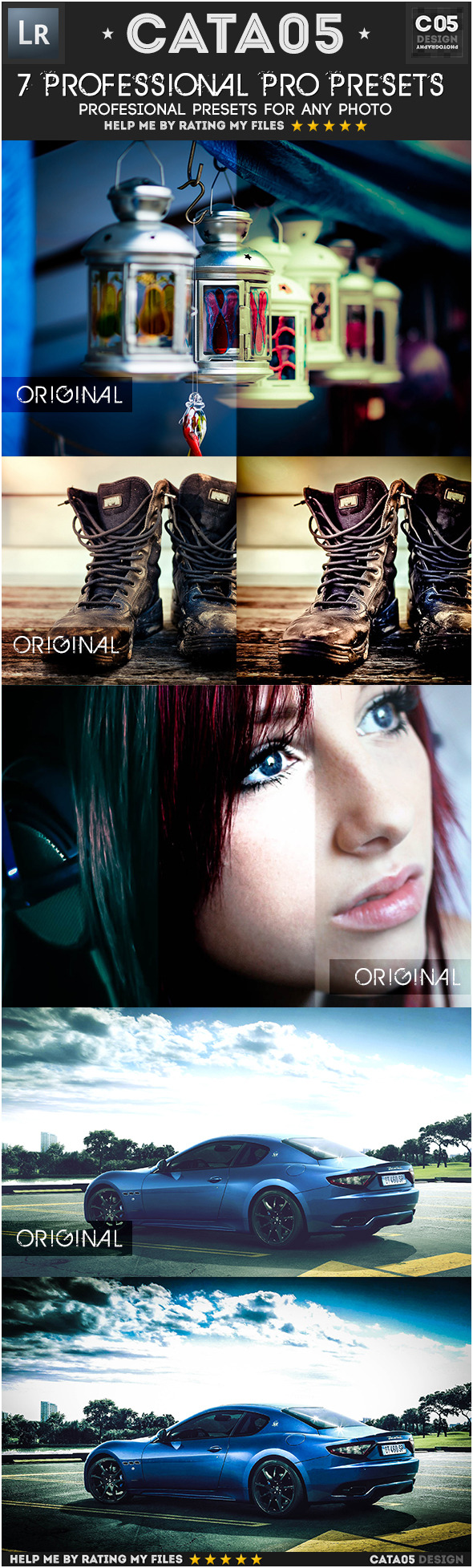 7 Professional Pro Presets - Lightroom Presets Add-ons