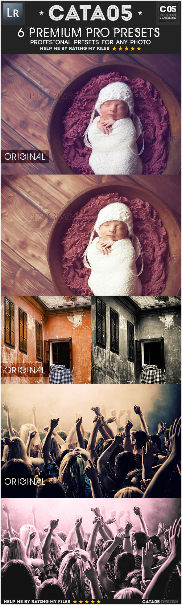 6 Premium Pro Presets - Lightroom Presets Add-ons