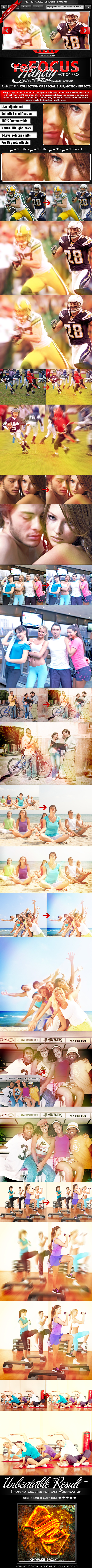 Handy Refocus, Tilt and Leak ActionPRO - Photo Effects Actions