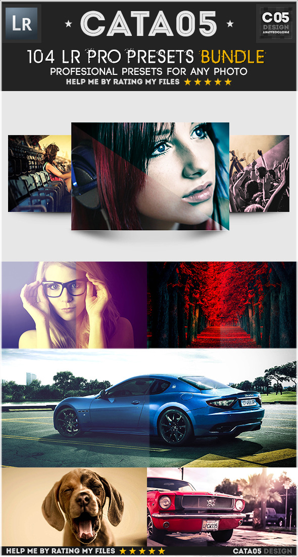 104 Lightroom Pro Presets Bundle - Lightroom Presets Add-ons
