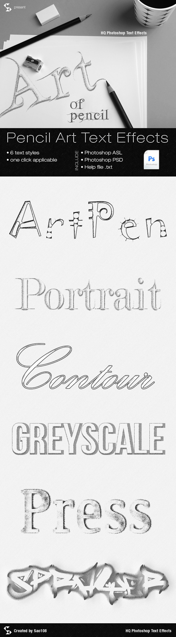 Pencil Art Text Effects Pencil Art Text Effects
