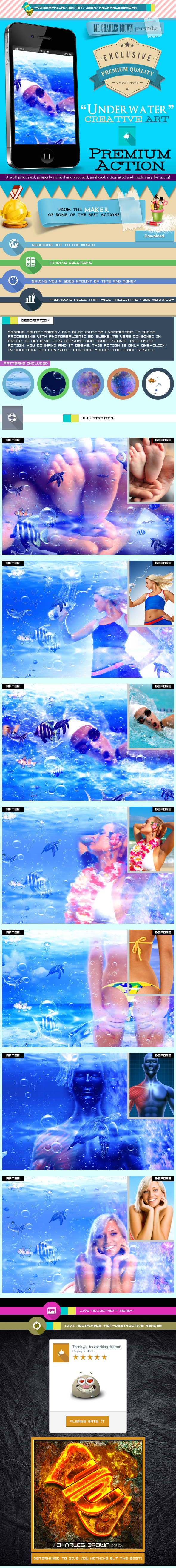 Creative Underwater Art - Photo Effects Actions