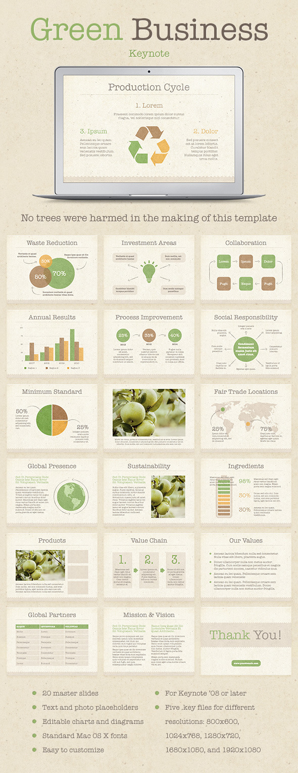 Green Business Keynote Template