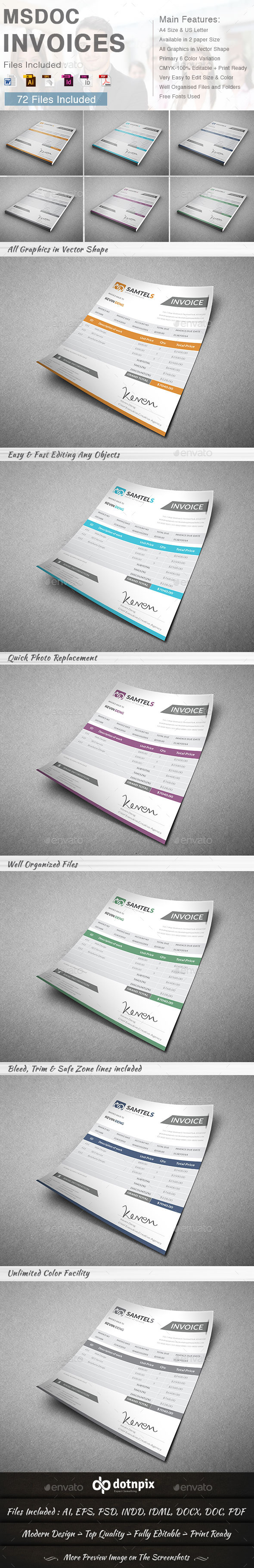 GraphicRiver Msdoc Invoices 8792318 GraphicRiver Msdoc Invoices 8792318