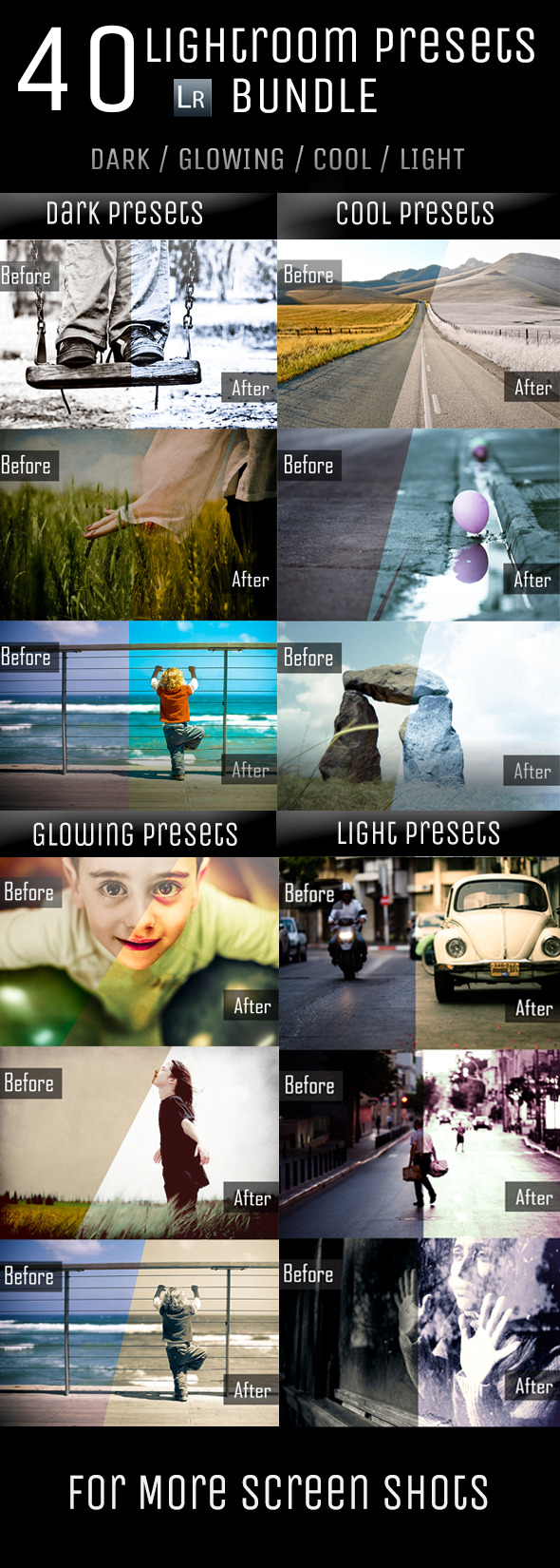 40 Lightroom Presets Bundle 40 Lightroom Presets Bundle