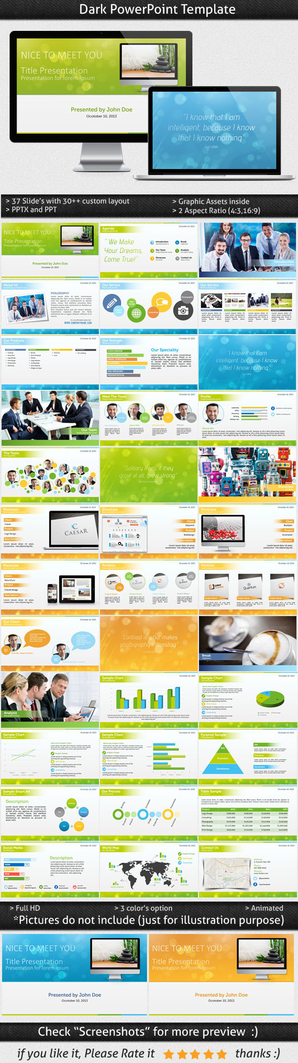 Bokeh Powerpoint Template Bokeh Powerpoint Template