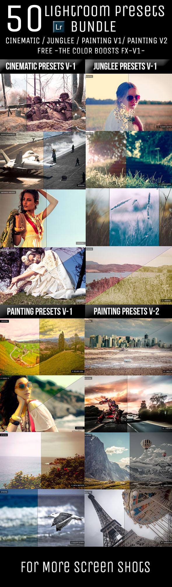 50 Lightroom Presets Bundle 50 Lightroom Presets Bundle