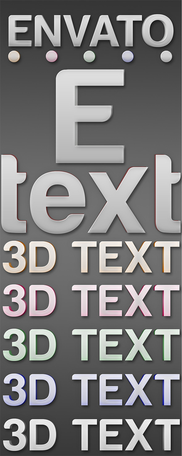 Photoshop 3D Layer Styles Photoshop 3D Layer Styles