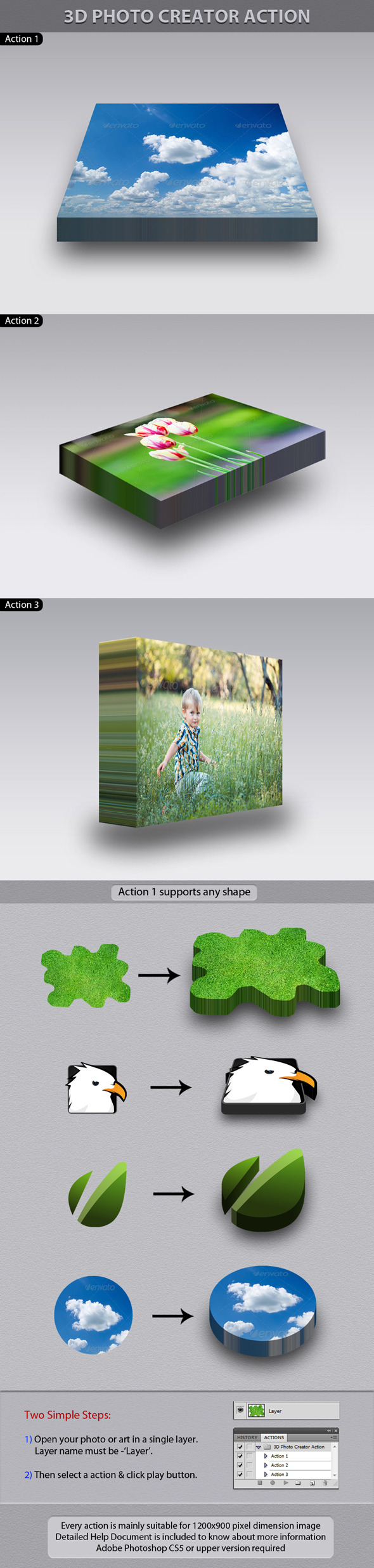 3D Photo Creator Action 3D Photo Creator Action