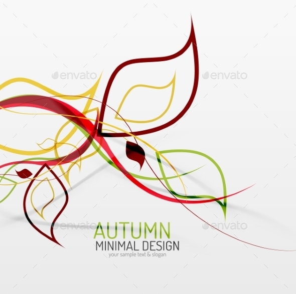 GraphicRiver Autumn Floral Minimal Background 8801655 GraphicRiver Autumn Floral Minimal Background 8801655