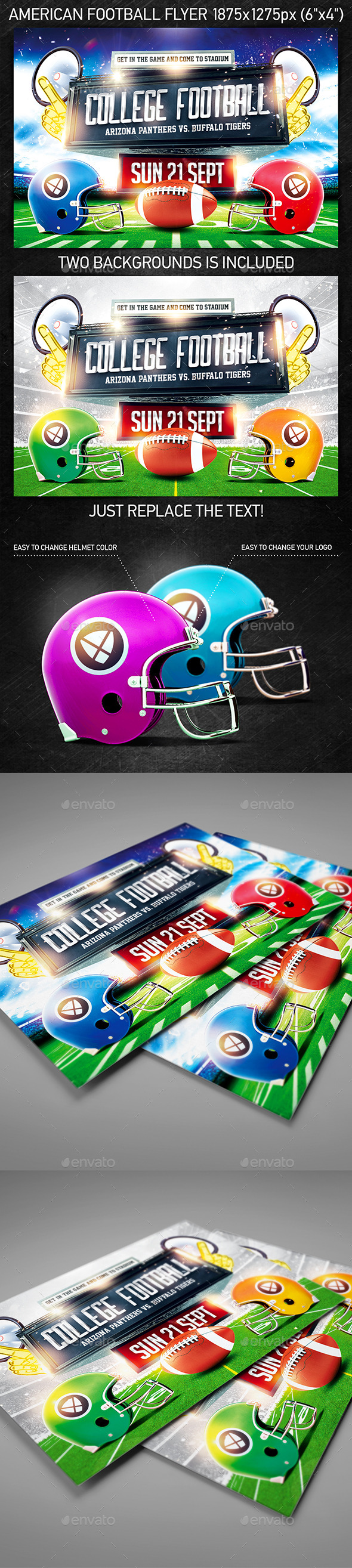GraphicRiver American Football Game Flyer vol.3 8801717 GraphicRiver American Football Game Flyer vol.3 8801717