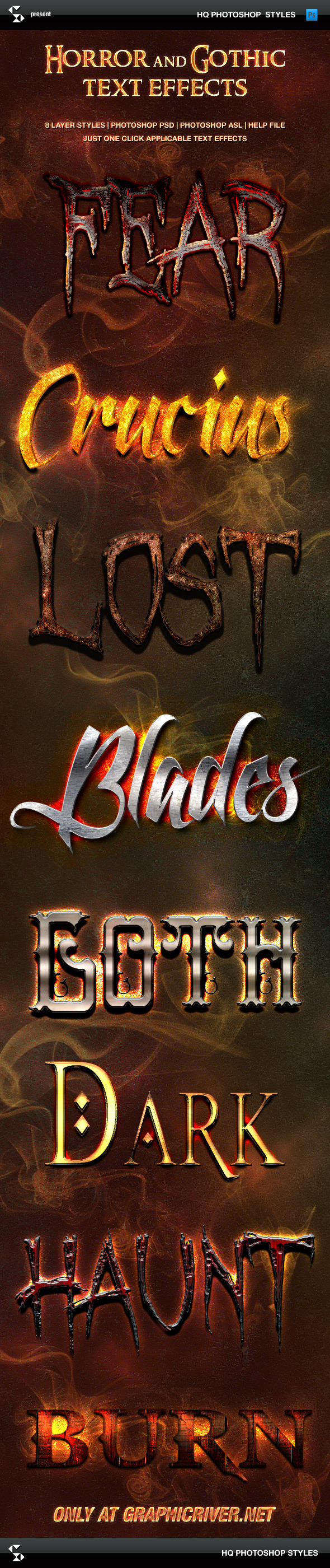 GraphicRiver Horror and Gothic Text Effects Fear of Darkness 8802901 GraphicRiver Horror and Gothic Text Effects Fear of Darkness 8802901
