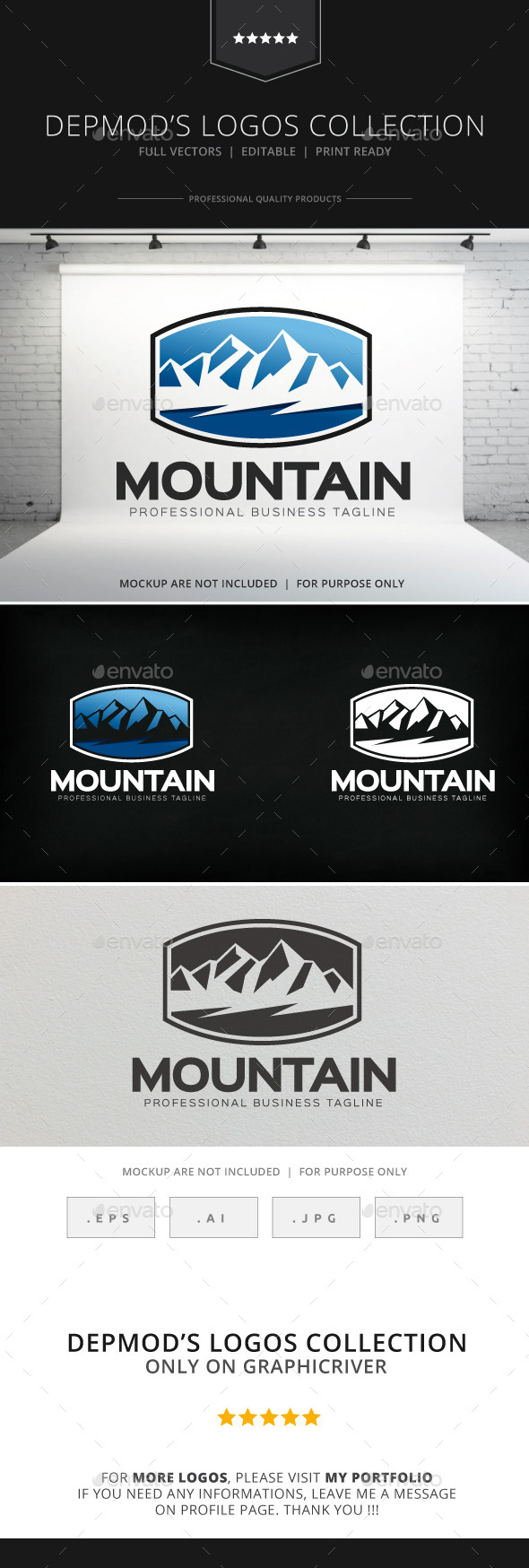 GraphicRiver Moutain Logo 8803800 GraphicRiver Moutain Logo 8803800