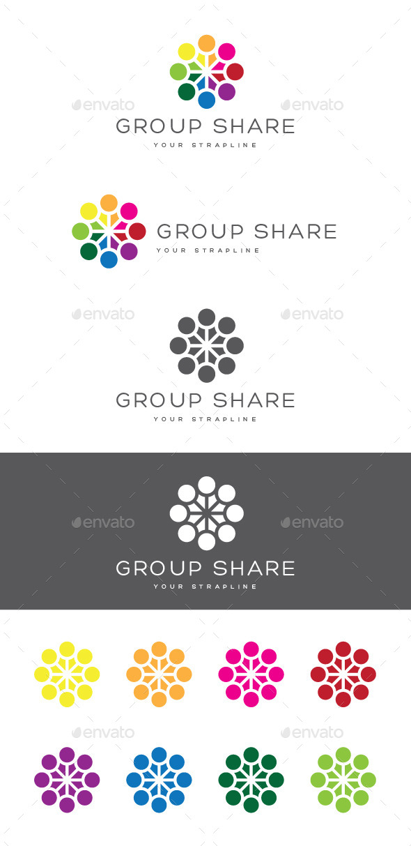 GraphicRiver Group Share Logo 8804023 GraphicRiver Group Share Logo 8804023