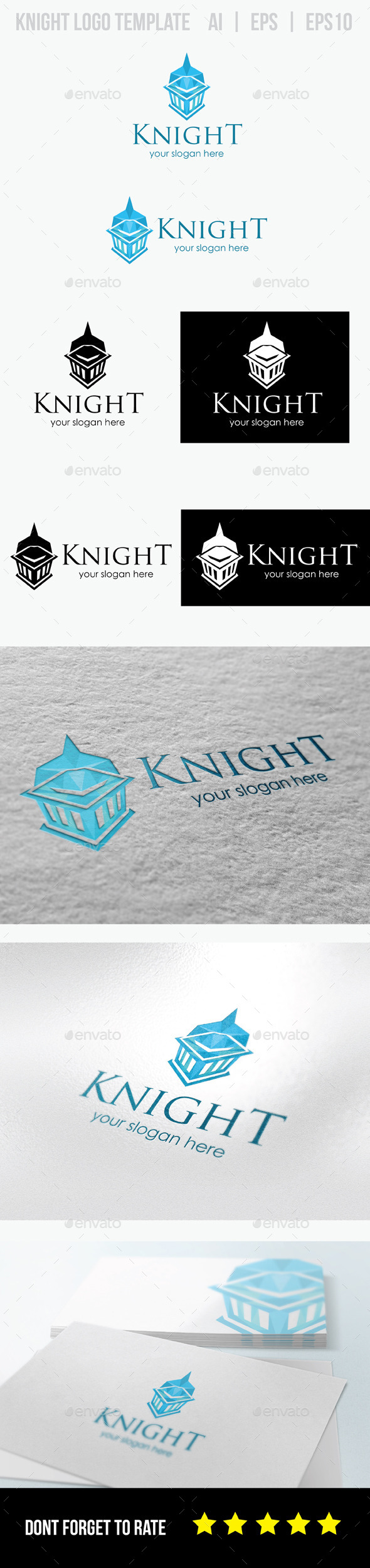 GraphicRiver Knight Logo 8804370 GraphicRiver Knight Logo 8804370