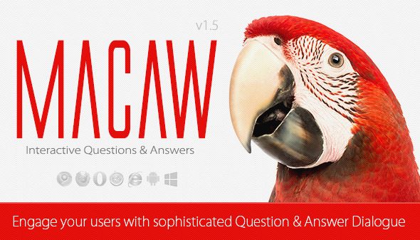 CodeCanyon Macaw Interactive Question & Answers 8805058 CodeCanyon Macaw Interactive Question & Answers 8805058