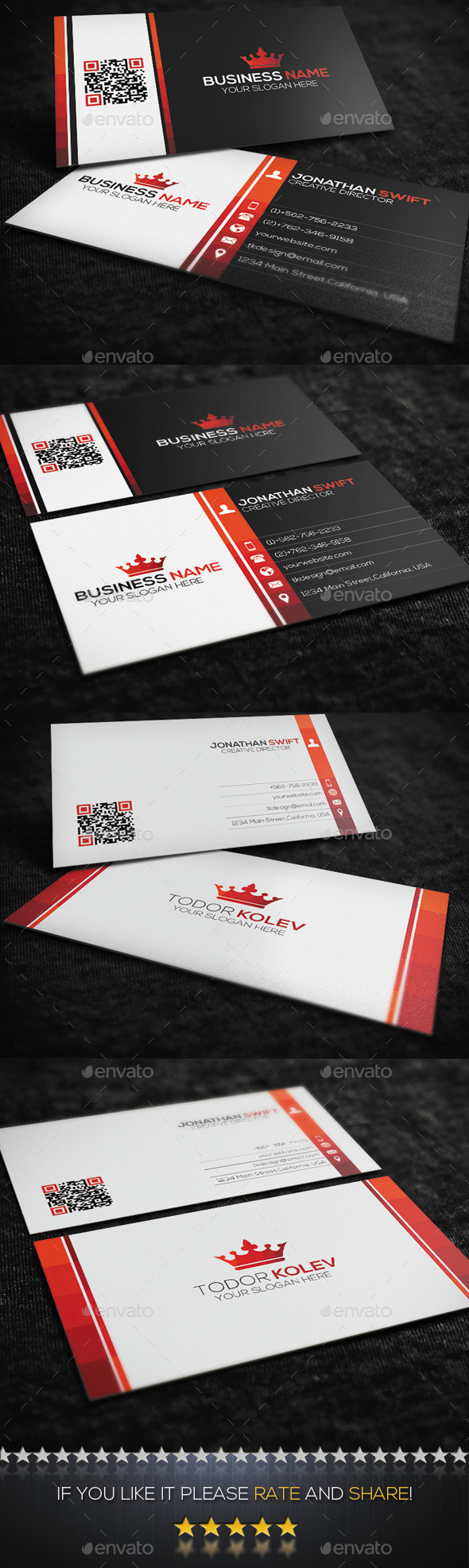 GraphicRiver 2 in 1 Corporate Business Card Bundle 8805076 GraphicRiver 2 in 1 Corporate Business Card Bundle 8805076