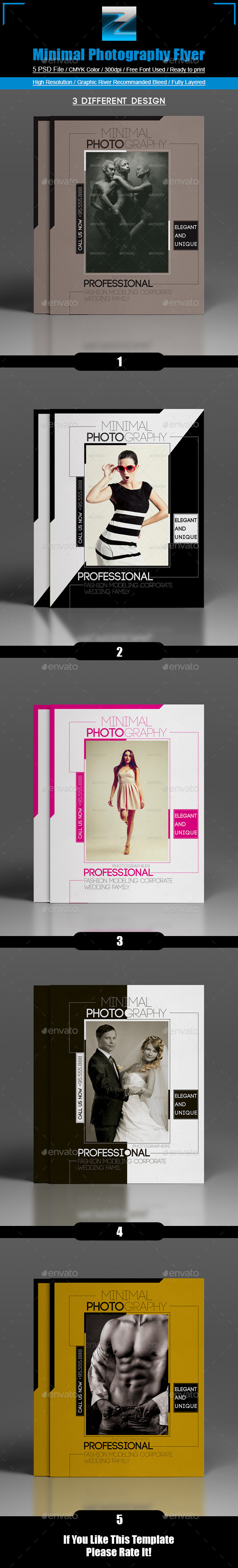 GraphicRiver Minimal Photography Flyer 8758438 GraphicRiver Minimal Photography Flyer 8758438