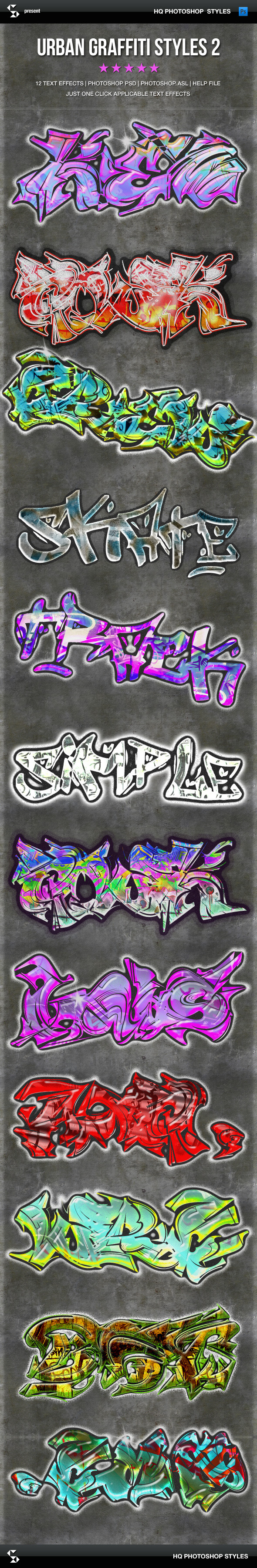 Urban Graffiti Text Effects 2 - Text Effects Styles