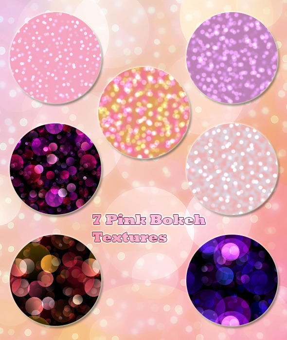 7 Pink Bokeh Textures 7 Pink Bokeh Textures