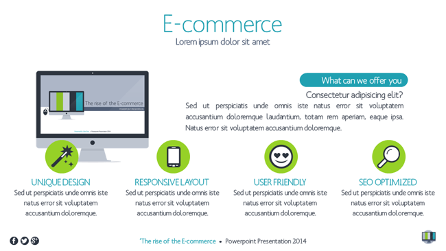 Order an ecommerce powerpoint presentation CBE A4 (British/European)