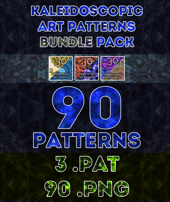 Kaleidoscopic Art Patterns Bundle Pack Kaleidoscopic Art Patterns Bundle Pack