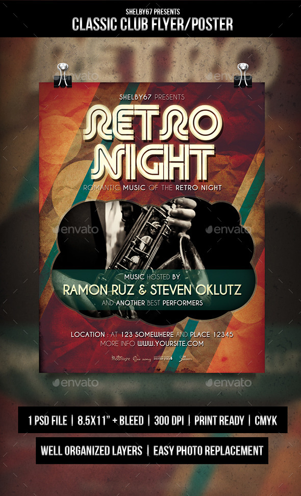GraphicRiver Classic Club Flyer Poster 8811956 GraphicRiver Classic Club Flyer Poster 8811956