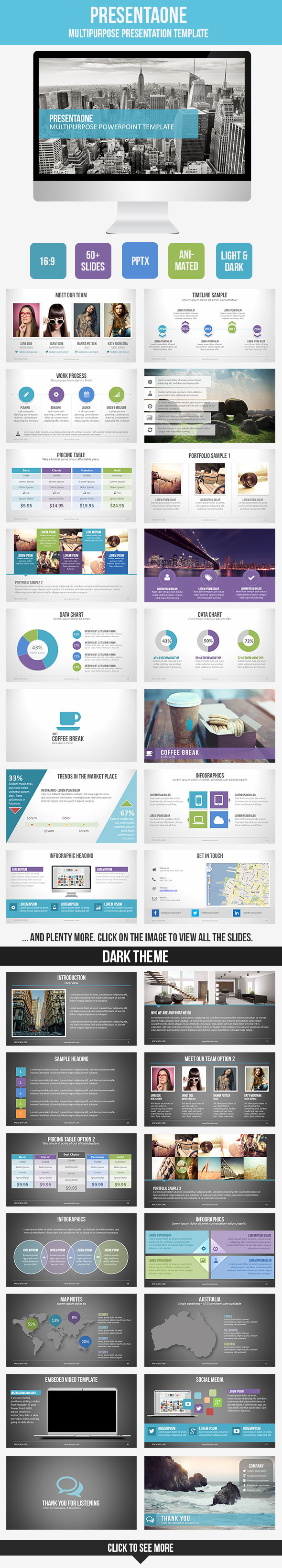 PresentaOne PowerPoint Template