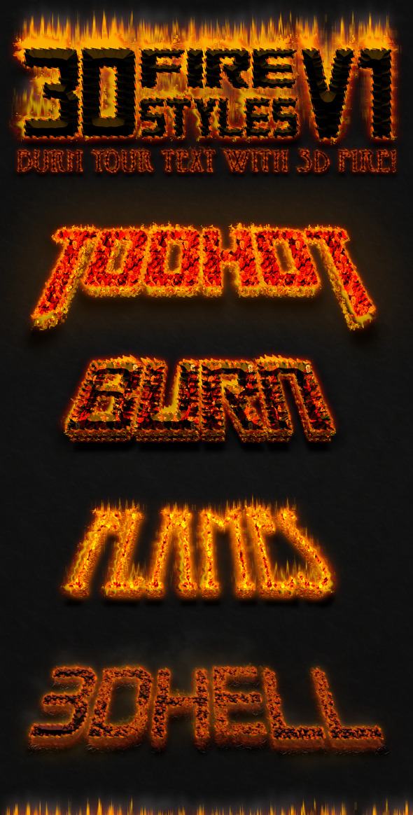 3D Fire Styles v.1