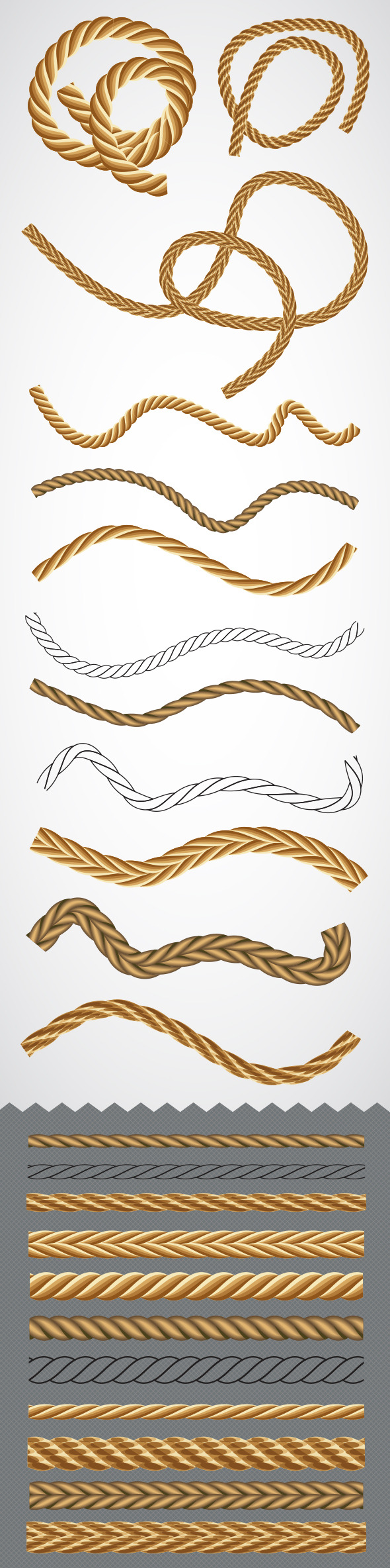 Vector Rope Graphic Styles Vector Rope Graphic Styles