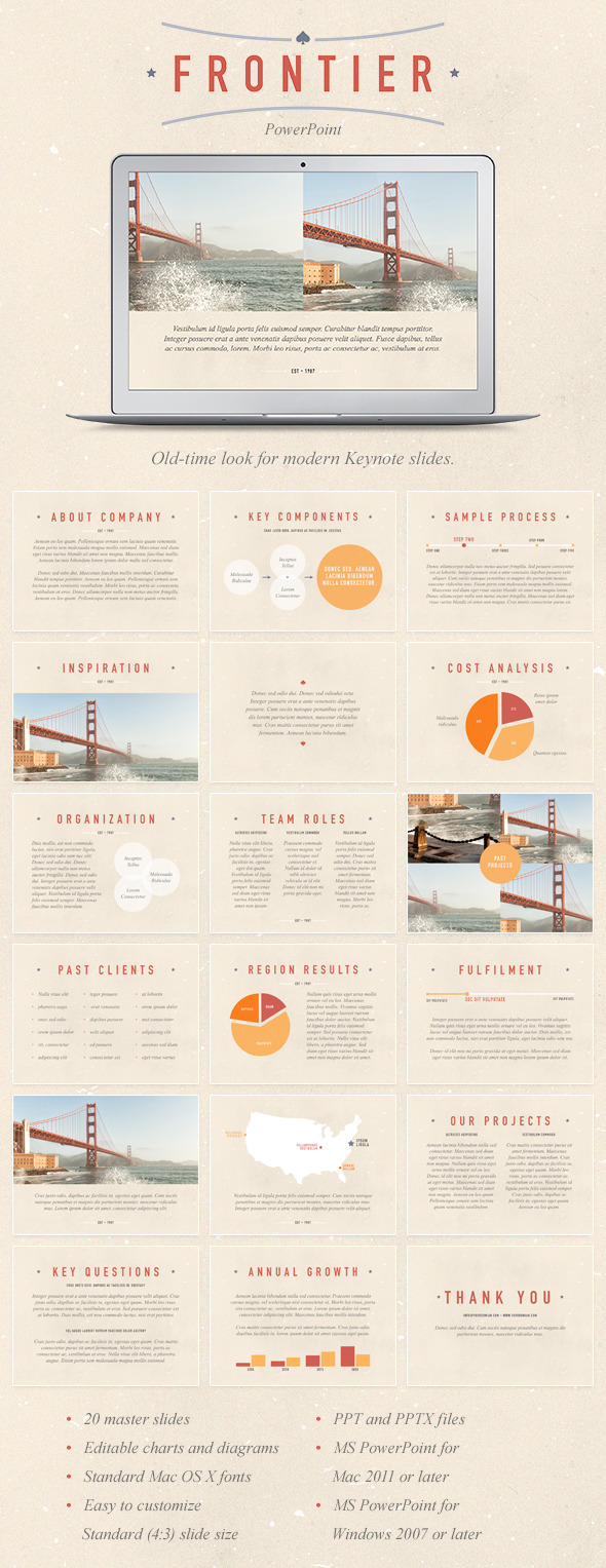 Frontier PowerPoint Template Frontier PowerPoint Template