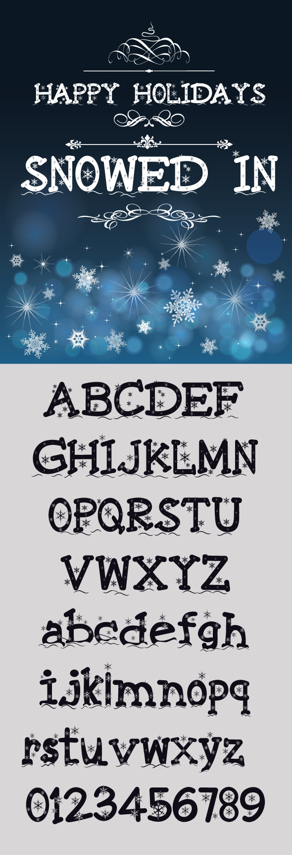 Snowed In Font Snowed In Font