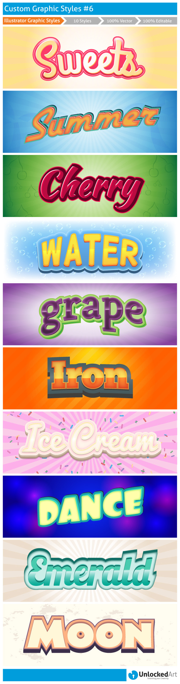 Custom Graphic Styles 6 Custom Graphic Styles 6
