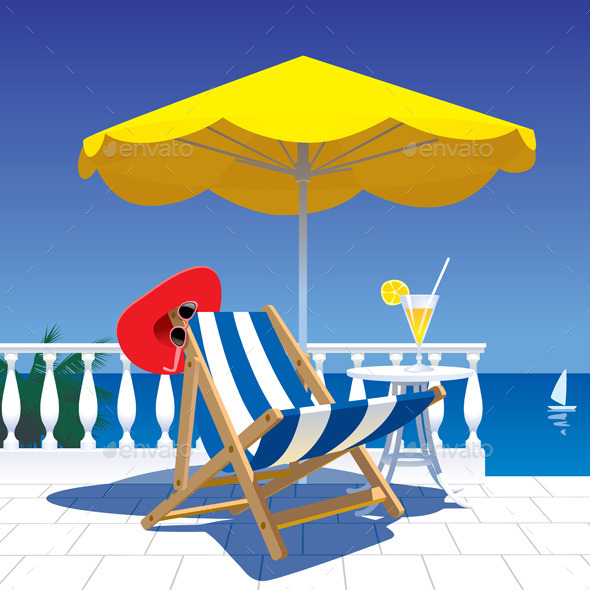 GraphicRiver Terrace with a Sea-View 8813475 GraphicRiver Terrace with a Sea-View 8813475