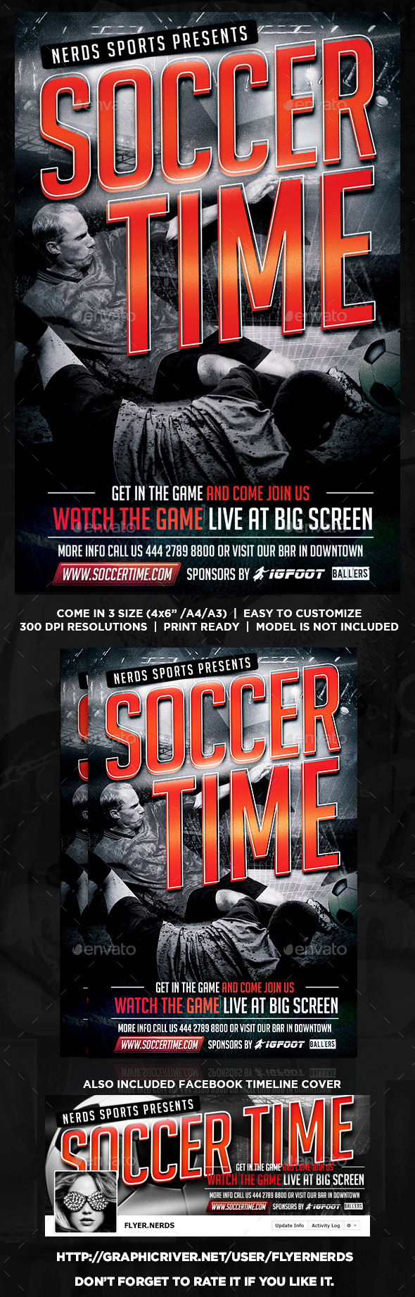 GraphicRiver Soccer Competition Flyer 8813478 GraphicRiver Soccer Competition Flyer 8813478