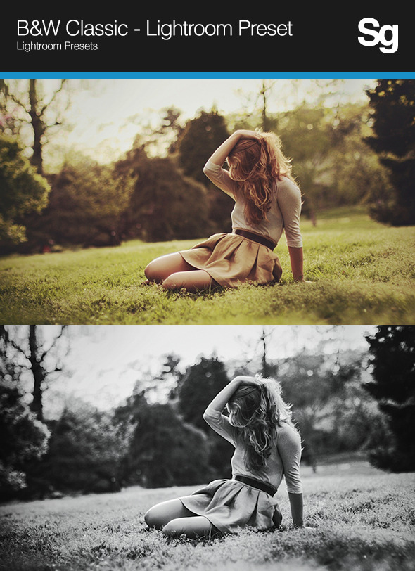 B&W Classic Lightroom Preset B&W Classic Lightroom Preset